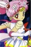 Sailor Chibi Moon is posing